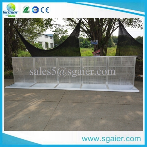 Reasonable price Aluminum folding concert free standing barricade