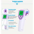 ترمومتر الجبهة بالأشعة تحت الحمراء عدم الاتصال للحمى
