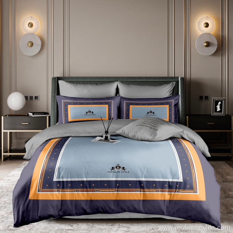 Hotel luxury bed linen designer bedding set