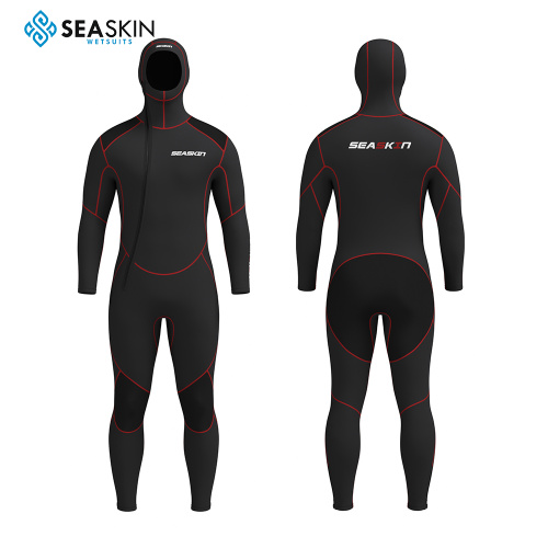 Seaskin Mens 4mm Neoprene Hunting Hooded Wetsuits