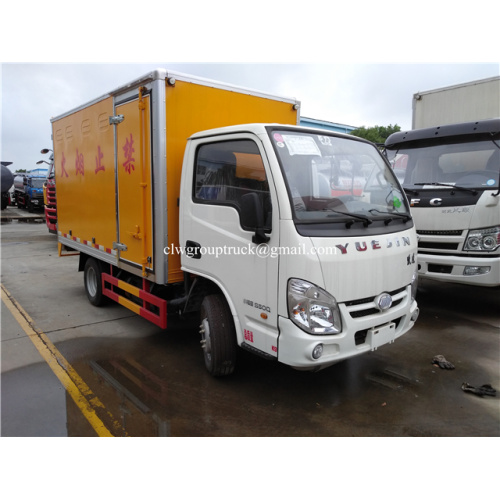 YUEJIN 4x2 dangerous goods transport truck