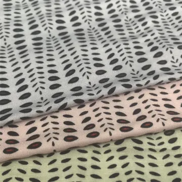 95% Viscose 5% Spandex Jersey Printed Fabric