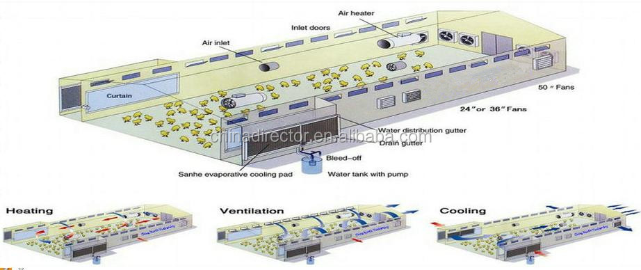 China Made Prefab Steel Structure Commercial Chicken House Used For Layers