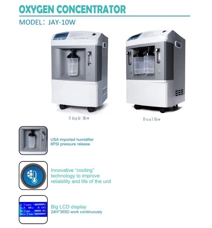 Ready Stock Factory Directly Sales Home Use Oxygen Generator with Atomize Function Oxygen Concentrator