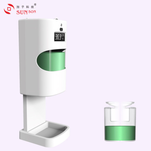 Fist Tenperatura eta Eskuak Sanitizer Dispenser Kit