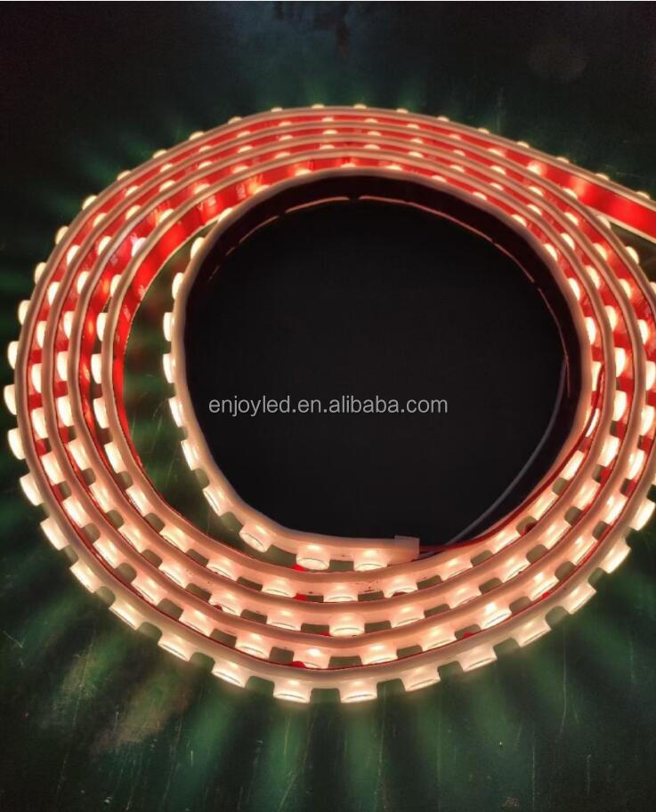 High power flexible wall washing waterproof lamp with low-voltage 24V lens 3030 bendable back lighting strip