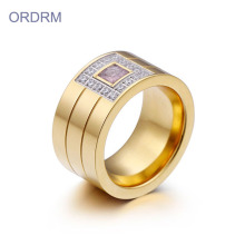Wholesale Mens Stainless Steel Diamond Rings