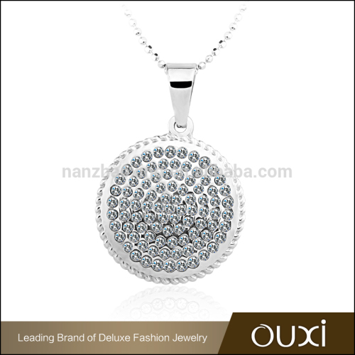 OUXI Brand china factory 316l stainless steel jewelry with AAA Zircon