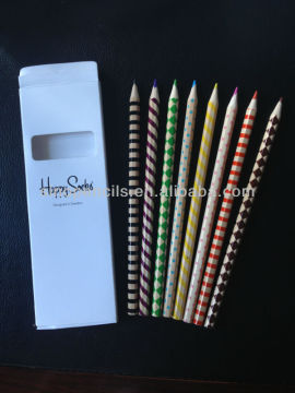 premimum color pencil hexagon mantle Color Pencil packing in paper box