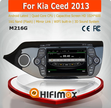 Hifimax S160 Android 4.4.4 car pc for kia Ceed 2013 android car dvd for Kia Ceed with android 16GB dvd hard disk