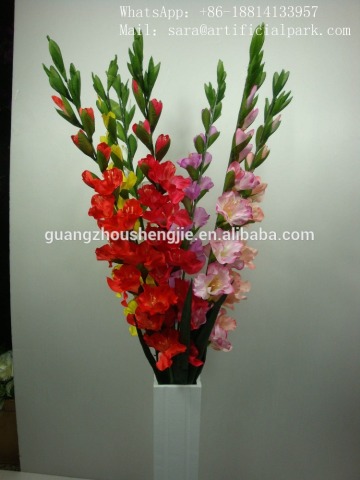 Orchid artificial flower,Gladiolus flower white,artificial blue orchids flowers