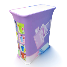 FEAMONT Custom Portable Fabric Podium Counter for Trade Shows