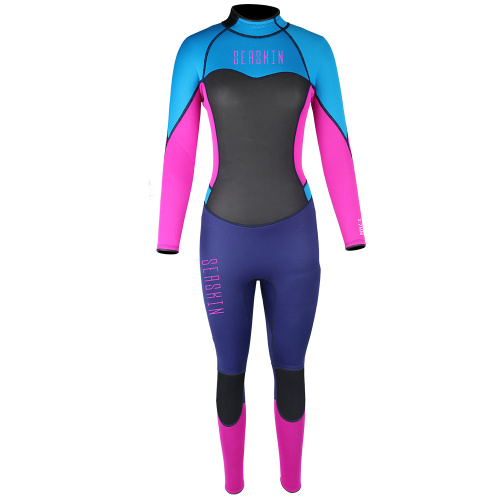 Seaskin 3/2mm Smooth Skin Back Zip Warm Wetsuit