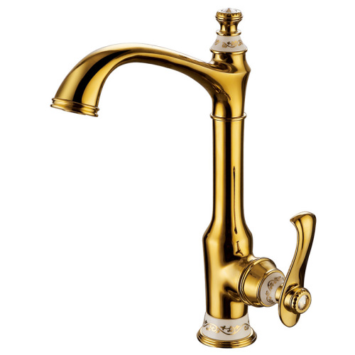 European Brass Hot and Cold Kitchen Faucet