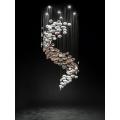 elegant led chandelier hotel lobby pendant lamp