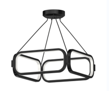 LED Lamps Square Steel Lantern Pendant Light