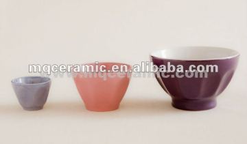 Ceramic Octagon Bowl