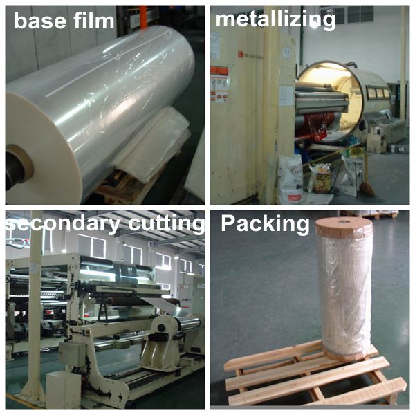 metalize pet büküm film üretim süreci metalized pet twist film manufacturing process