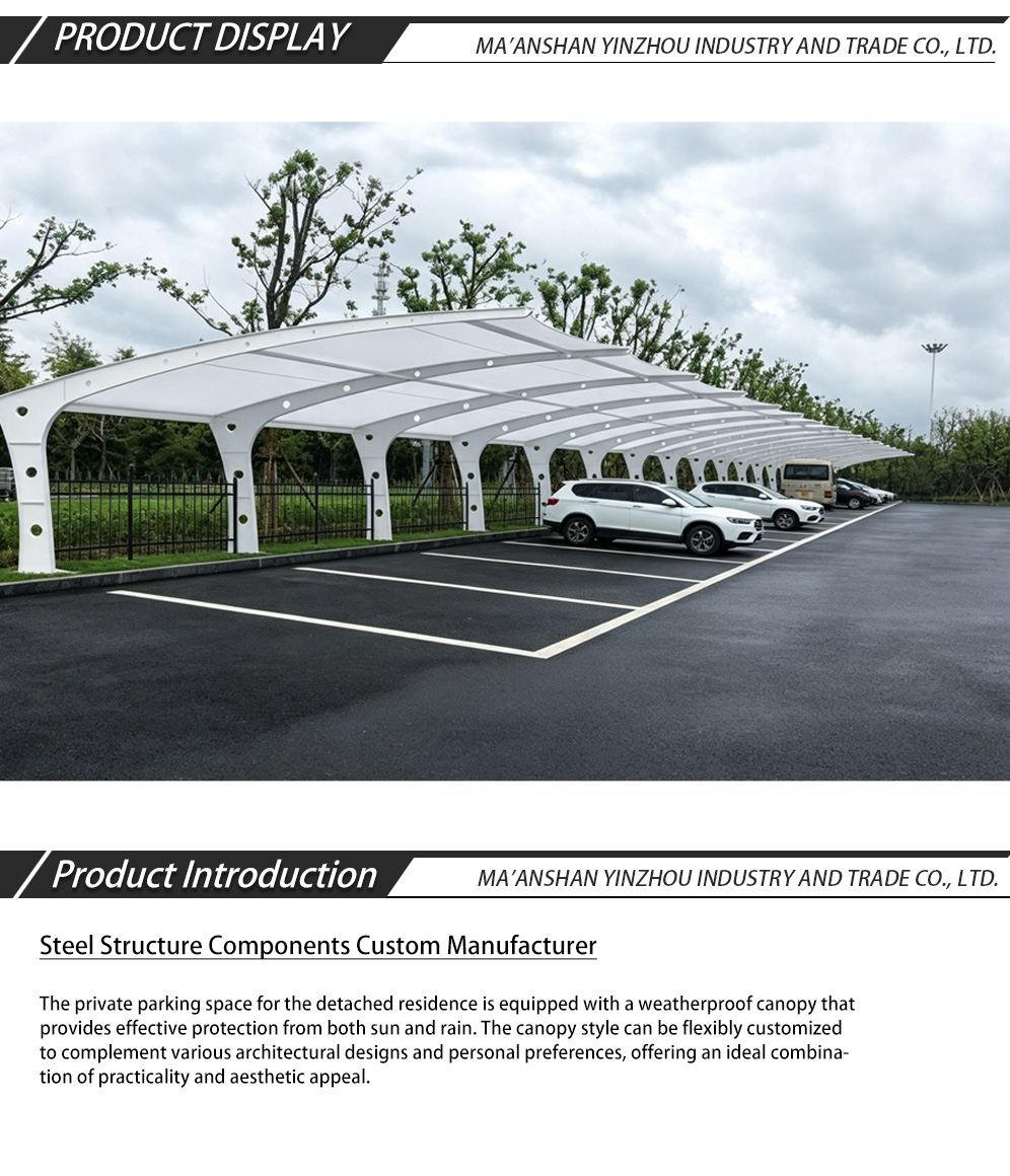 Стальной навес для частной парковки-x Steel Carport for Private Parking-x