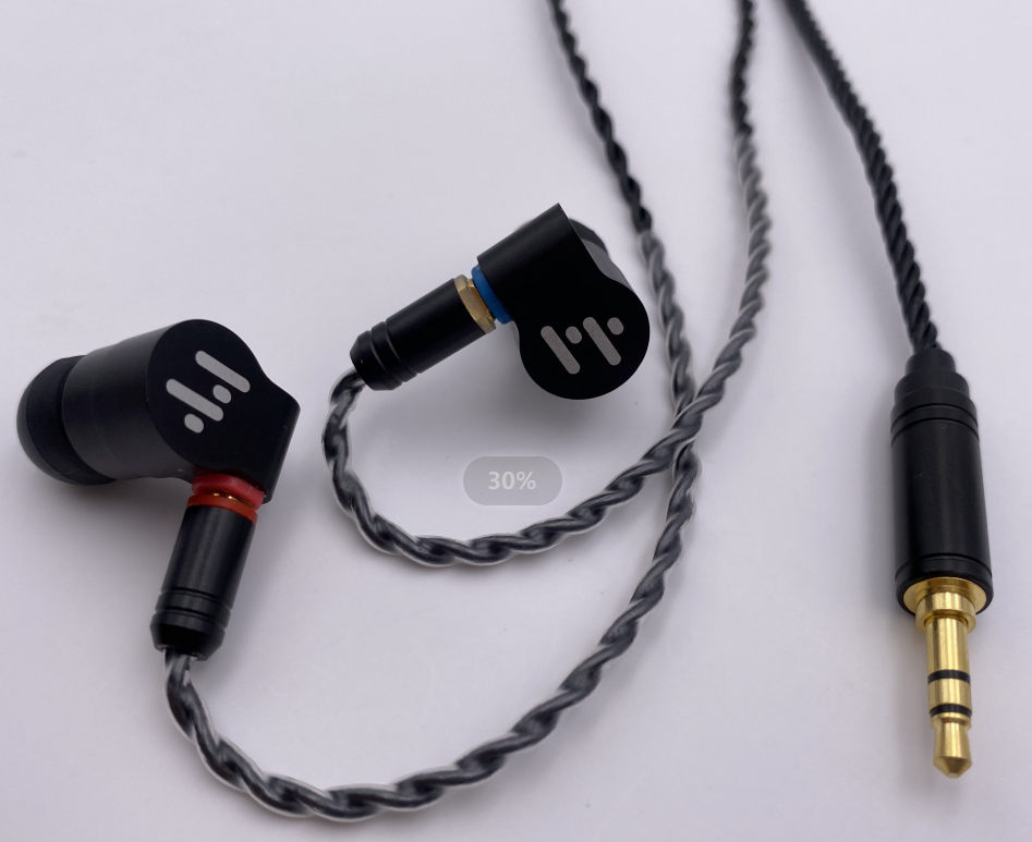 Dual Drivers in Ear Earphones with Detachable Cable