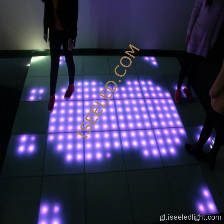 Piso LED interactivo musical para o escenario
