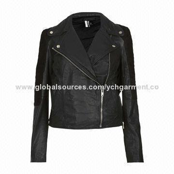 Women's Pig Nappa and Pig Suede Leather Jacket