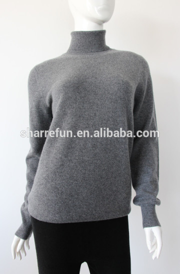 wholesale 100% knitwears cashmere polo neck sweaters
