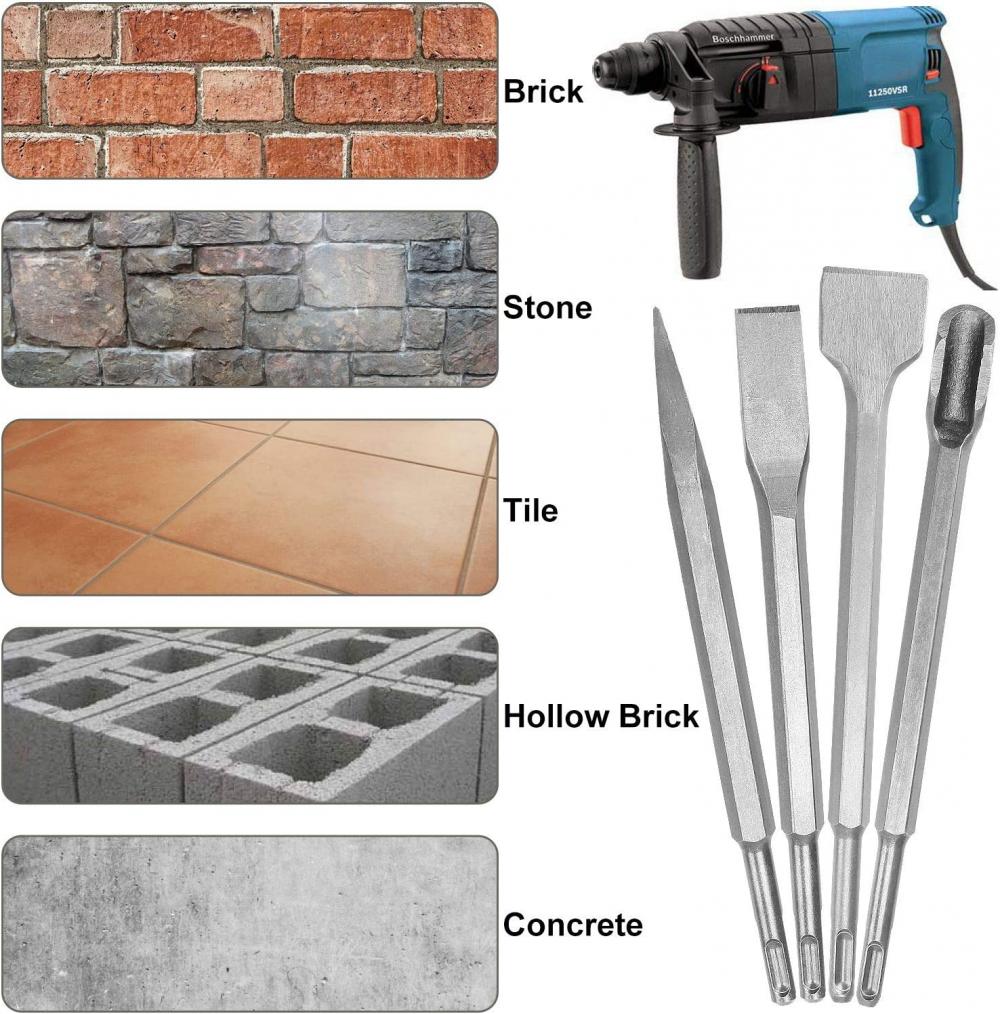 7Pc Drill Bits for masonry