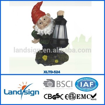 2014 new decorative christmas solar Santa Claus light