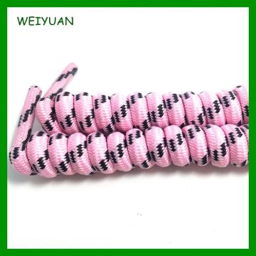 Factory supply bulk elastic lazy curly shoe laces for sports shoes