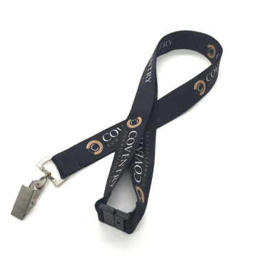 Polyester Lanyards with Bulldog Clip