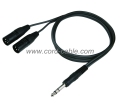 DR serii Dual M XLR na kabel Stereo Jack RCA