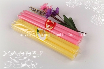 various beautiful cheap colored candles for gifts and craft 2016