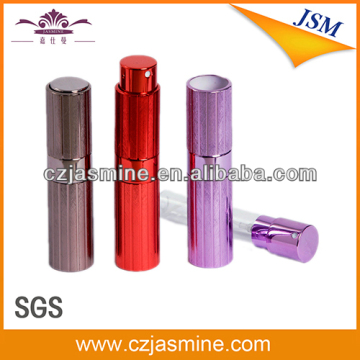 rotation lace style refillable perfume atomizers 8ml