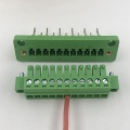 11 pin through wall plug-in terminal block