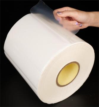 Transparent BOPP Rubber Based Permanent Yellow Glassine