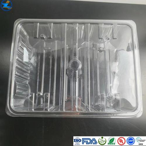 Transparent Thermofoming Blistering PET Food Container