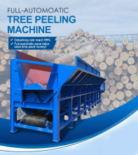 Wood Debarker 30T/H Debarking Rate For Wood Chip Production Plant