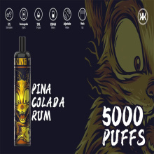 Energia 5000 Vape descartável de bobina de malha Puff