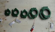 Concrete pump hose clamp