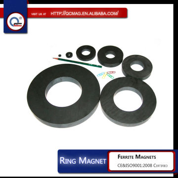 multipole radial ring ferrite magnets