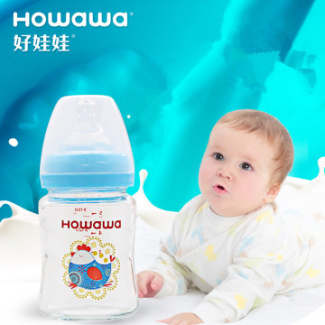 8oz Baby Glas Wide Neck Pflege Milchflasche