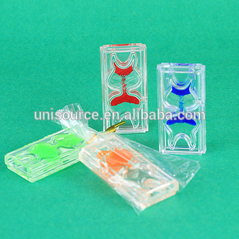 Acrylic bubble liquid hourglass