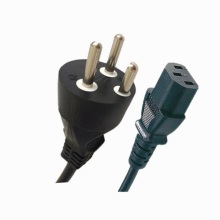 Denmark 3 Pin Plug Power Extension Cord with DEMKO and CE Certification