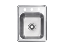 Single Bowl Overmount Sink of Kts1722 American Kitchen Sink