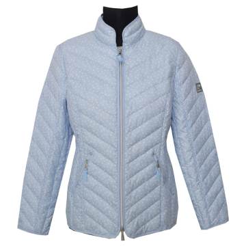 Ladies quilted Jacket printed