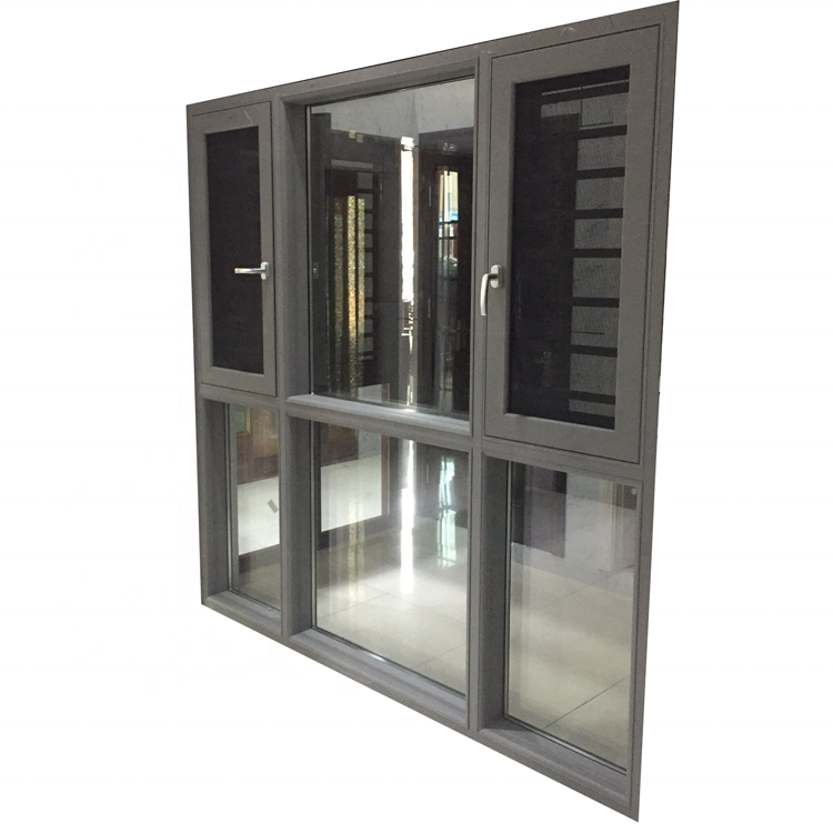 6mm double tempered clear glass security windows