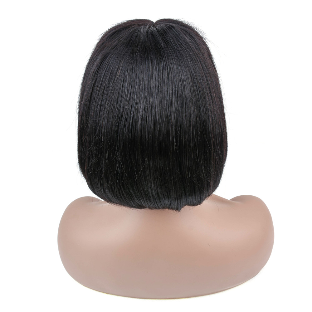 4*4 Lace Closure Bob Wig 10A Nature Color Straight Bob Wigs 10-12 Inch Brazilian Hair Wholesale In Stock,100% Human Hair