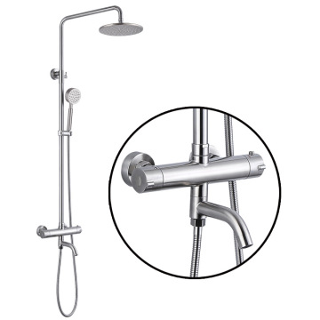 Shower Tub Spout Handheld Shower Tub Set Brushed