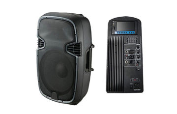 2 Way Pro Powered Pa Speakers 15 Inch With Mp5 Player